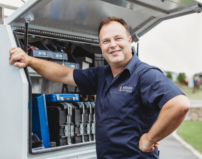 Sebastian Binedell, Assure Fix Plumbing owner