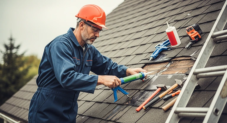 Roof leak service